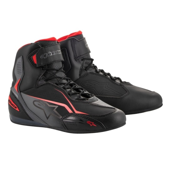 Alpinestars Faster 3 Shoes Black Grey & Red